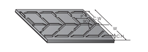 High Chevron Conveyor Belts